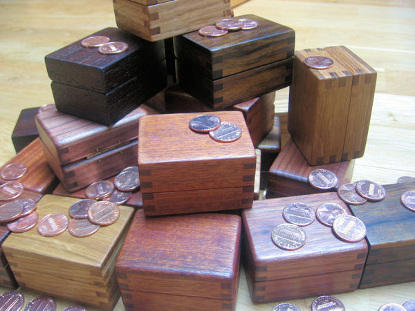 Deosumovy dokonalé dřevěné krabičky