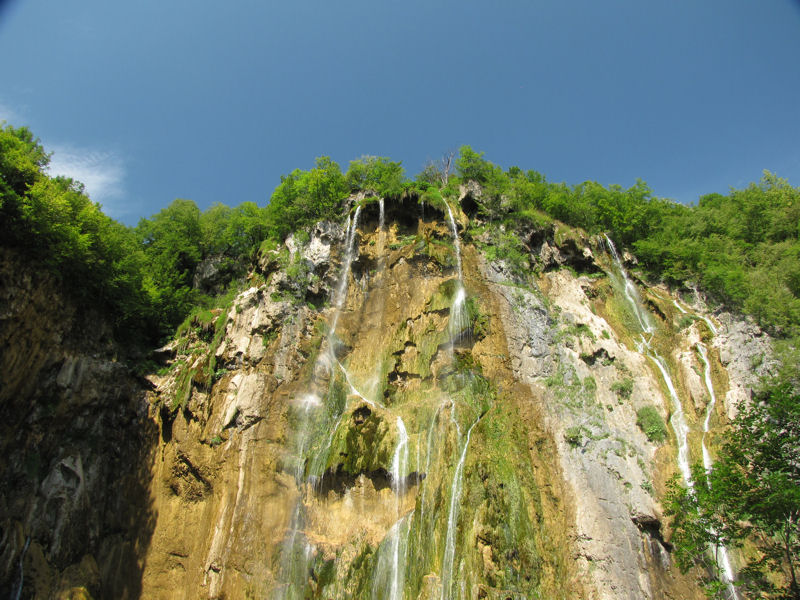 Chorvatsko Plitvická jezera - velký vodopád