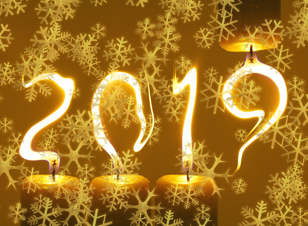 pf 2019 Šťastný Nový Rok - vločky