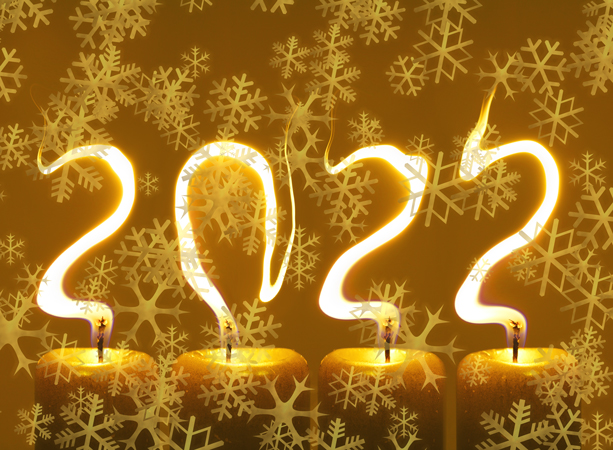 pf 2022 Šťastný Nový Rok - vločky